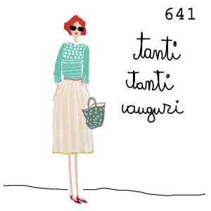  12 x 12 cm - biglietto + busta + filo